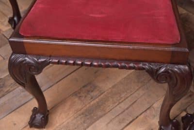 Set Of 8 Mahogany Chippendale Style Dining Chairs SAI1958 - Image 29