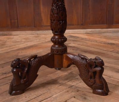 Burmese Carved Occasional Table SAI2079 Antique Furniture 12