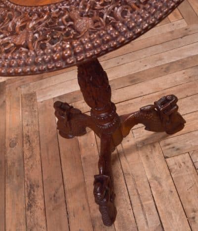 Burmese Carved Occasional Table SAI2079 Antique Furniture 9