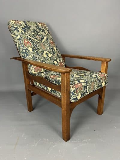 Ambrose Heal Oak Reclining Armchair Ambrose Heal Antique Chairs 3