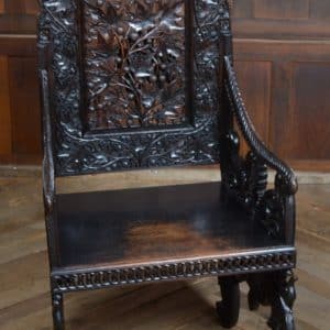 Oriental Hardwood Arm Chair SAI3117 Antique Chairs