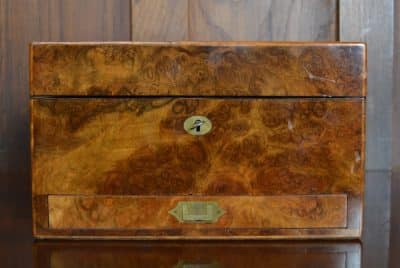 Victorian Walnut Jewellery Box SAI3101 Antique Boxes 5