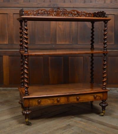 Victorian 3 Tier Walnut Whatnot SAI3111 - Image 19