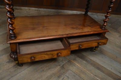 Victorian 3 Tier Walnut Whatnot SAI3111 - Image 17