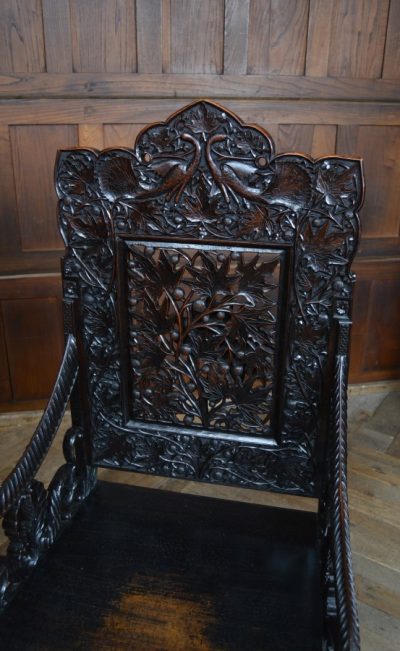 Oriental Hardwood Arm Chair SAI3117 Antique Chairs 19