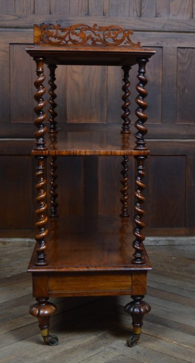 Victorian 3 Tier Walnut Whatnot SAI3111 Antique Bookcases 16