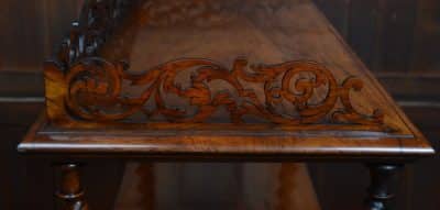 Victorian 3 Tier Walnut Whatnot SAI3111 - Image 11