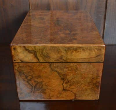 Victorian Walnut Jewellery Box SAI3101 - Image 6