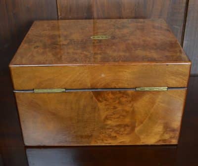 Victorian Walnut Jewellery Box SAI3101 Antique Boxes 7