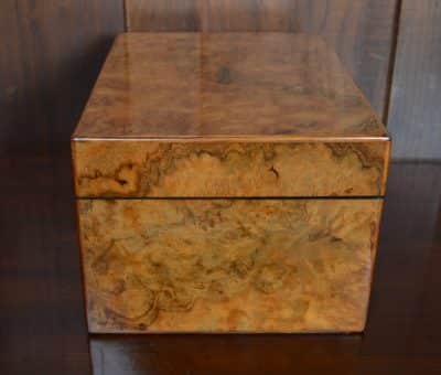 Victorian Walnut Jewellery Box SAI3101 Antique Boxes 4