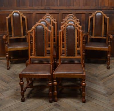 Set Of 10 Dining Chairs SAI3093 Antique Chairs 7