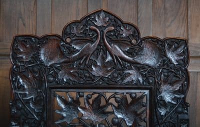 Oriental Hardwood Arm Chair SAI3117 - Image 6