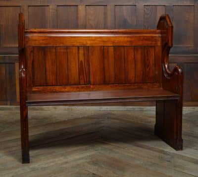 Victorian Pitch Pine Pew SAI3104 Antique Chairs 4