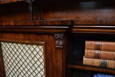 Rosewood Breakfront Bookcase / Sideboard SAI3099 - Image 16
