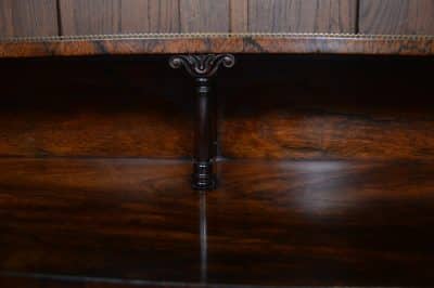 Rosewood Breakfront Bookcase / Sideboard SAI3099 Antique Bookcases 17