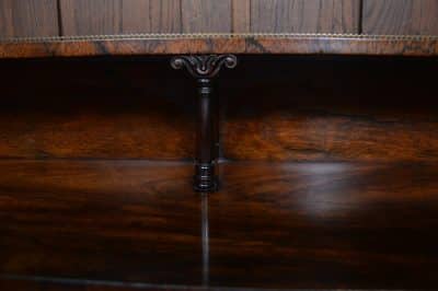 Rosewood Breakfront Bookcase / Sideboard SAI3099 - Image 15