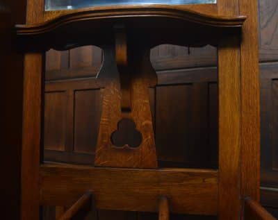Arts And Crafts Oak Hall Stand/ Robe SAI3110 - Image 16
