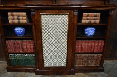 Rosewood Breakfront Bookcase / Sideboard SAI3099 - Image 12