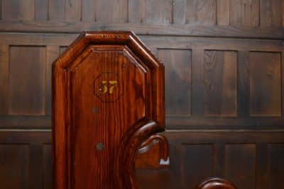 Victorian Pitch Pine Pew SAI3104 - Image 14