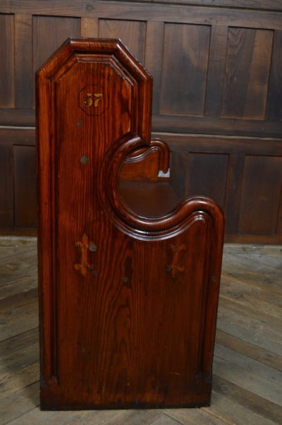 Victorian Pitch Pine Pew SAI3104 - Image 13