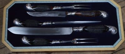Walker & Hall Carving Set SAI3128 Antique Knives 23