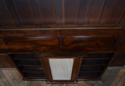 Rosewood Breakfront Bookcase / Sideboard SAI3099 - Image 8