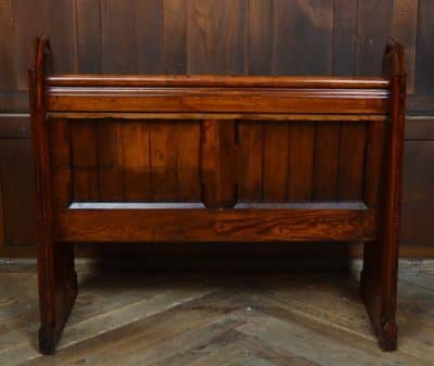 Victorian Pitch Pine Pew SAI3104 - Image 10