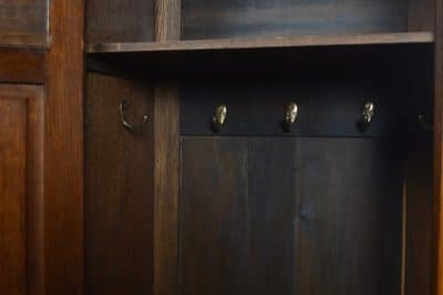 Arts And Crafts Oak Hall Stand/ Robe SAI3110 - Image 11