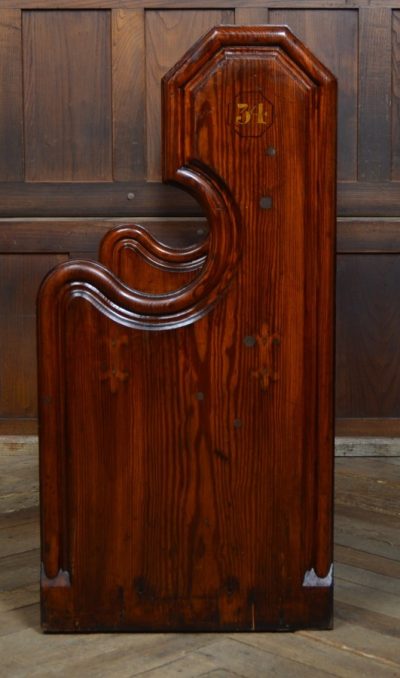 Victorian Pitch Pine Pew SAI3104 - Image 9