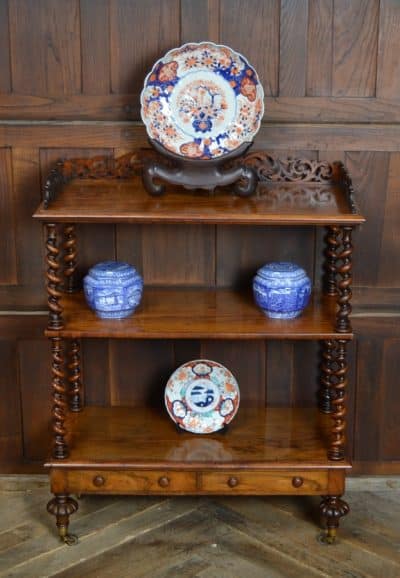 Victorian 3 Tier Walnut Whatnot SAI3111