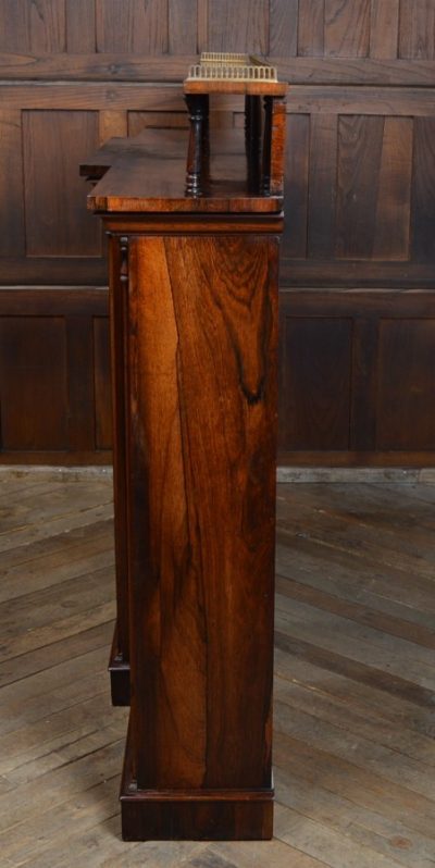 Rosewood Breakfront Bookcase / Sideboard SAI3099 - Image 3
