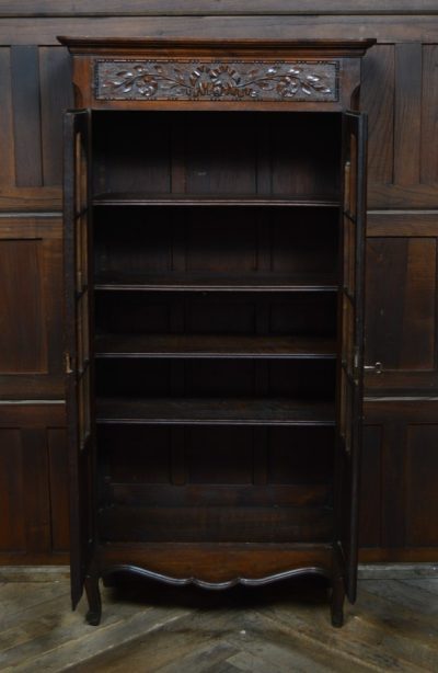 French Victorian Oak Bookcase / Display Cabinet SAI3105 Antique Bookcases 12
