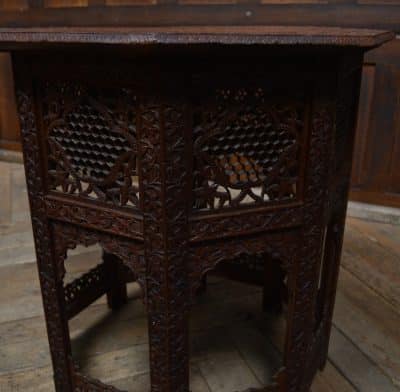 Eastern Octagonal Folding Table SAI3095 Antique Furniture 7