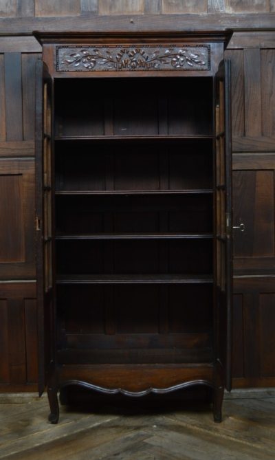 French Victorian Oak Bookcase / Display Cabinet SAI3105 Antique Bookcases 24