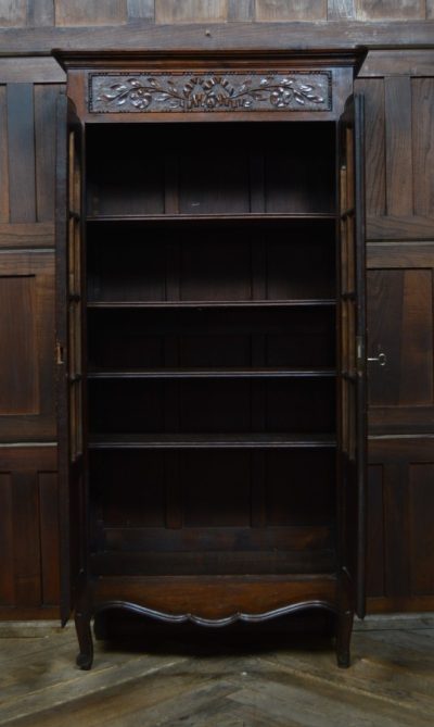 French Victorian Oak Bookcase / Display Cabinet SAI3105 - Image 22