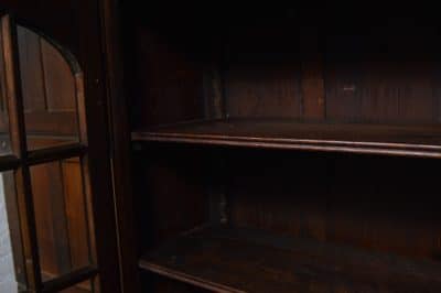 French Victorian Oak Bookcase / Display Cabinet SAI3105 Antique Bookcases 23