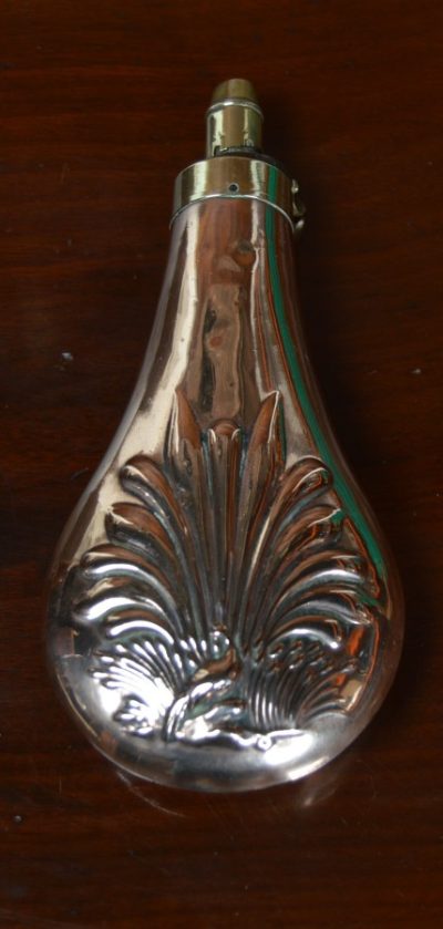 19th Century Copper And Brass Powder Flask SAI3135 - Image 4