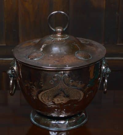 Art Nouveau Copper Coal Bucket SAI3107 Miscellaneous 16