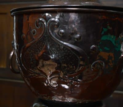 Art Nouveau Copper Coal Bucket SAI3107 - Image 13