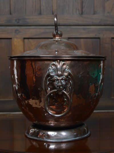 Art Nouveau Copper Coal Bucket SAI3107 Miscellaneous 12