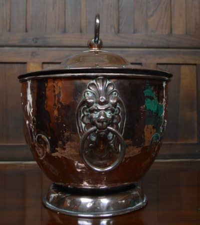 Art Nouveau Copper Coal Bucket SAI3107 Miscellaneous 8