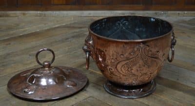 Art Nouveau Copper Coal Bucket SAI3107 Miscellaneous 6