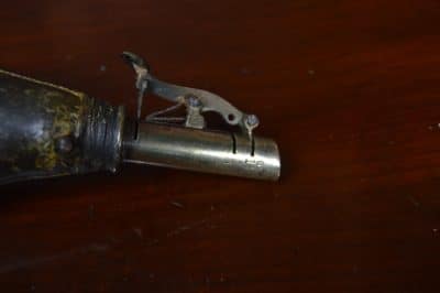 19th Century Leather Powder Flask SAI3138 - Image 3