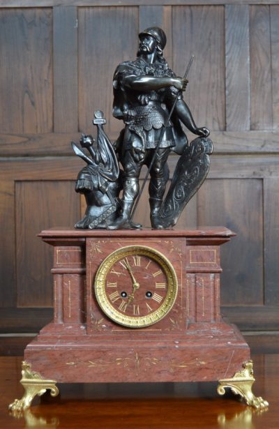 French Marble Mantle Clock SAI3123 Antique Clocks 3