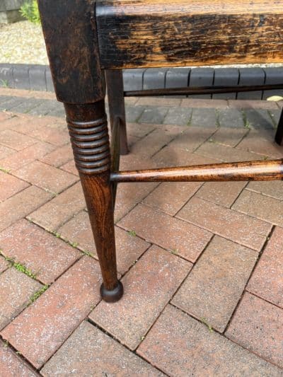 Rare Pair of William Birch Oak Settles c1895 - Image 3