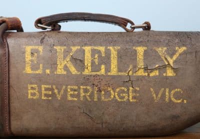 A 19th or early 20th century leather 'leg of mutton' gun case - Image 3