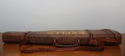 A 19th or early 20th century leather ‘leg of mutton’ gun case gun case Military & War Antiques 4