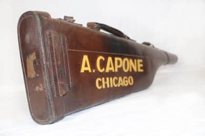 A Capone Case- late 19th or early 20th century leather gun case. gun case Miscellaneous 3