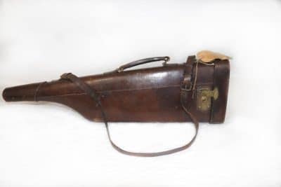 A Capone Case- late 19th or early 20th century leather gun case. - Image 3