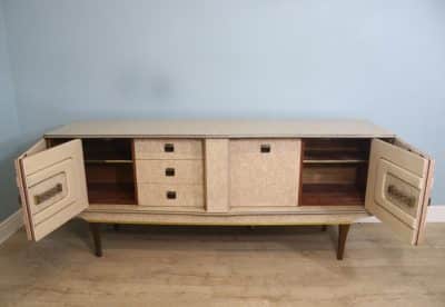 A gorgeous and highly unusual retro cocktail cabinet/sideboard made by Stonehill Furniture and dated 1960. - Image 2